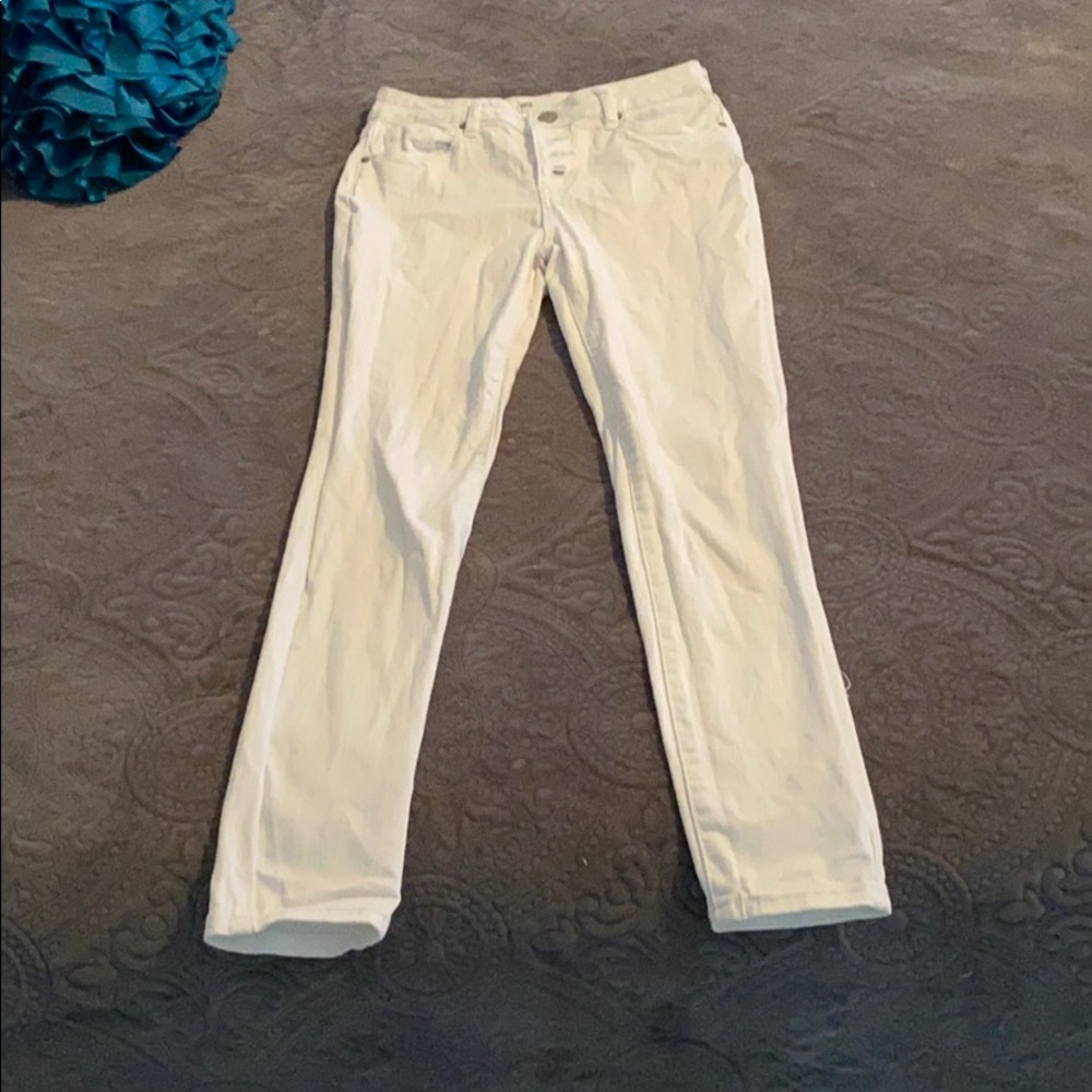 Girls white jeans